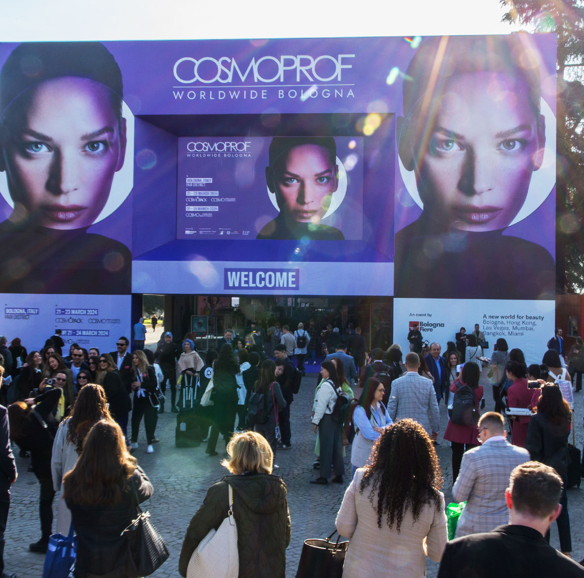 EXHIBIT AT COSMOPROF WORLDWIDE BOLOGNA