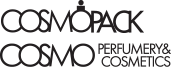 cosmopack logo e cosmo perfumery e cosmetics