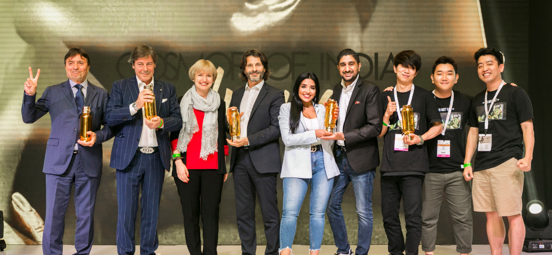 The winners of Cosmoprof India Awards 2019
